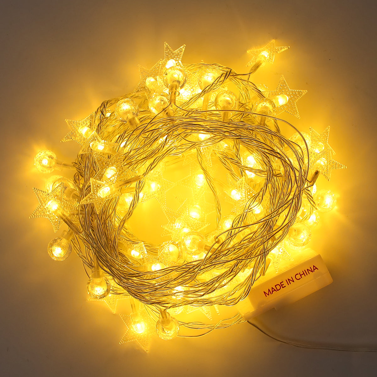 FUTURE HOME Brightown Star String Lights Battery Operated - Star Fairy String Lights, Waterproof for Bedroom Tent Loft Bed Patio Party Wedding Decor, Warm White