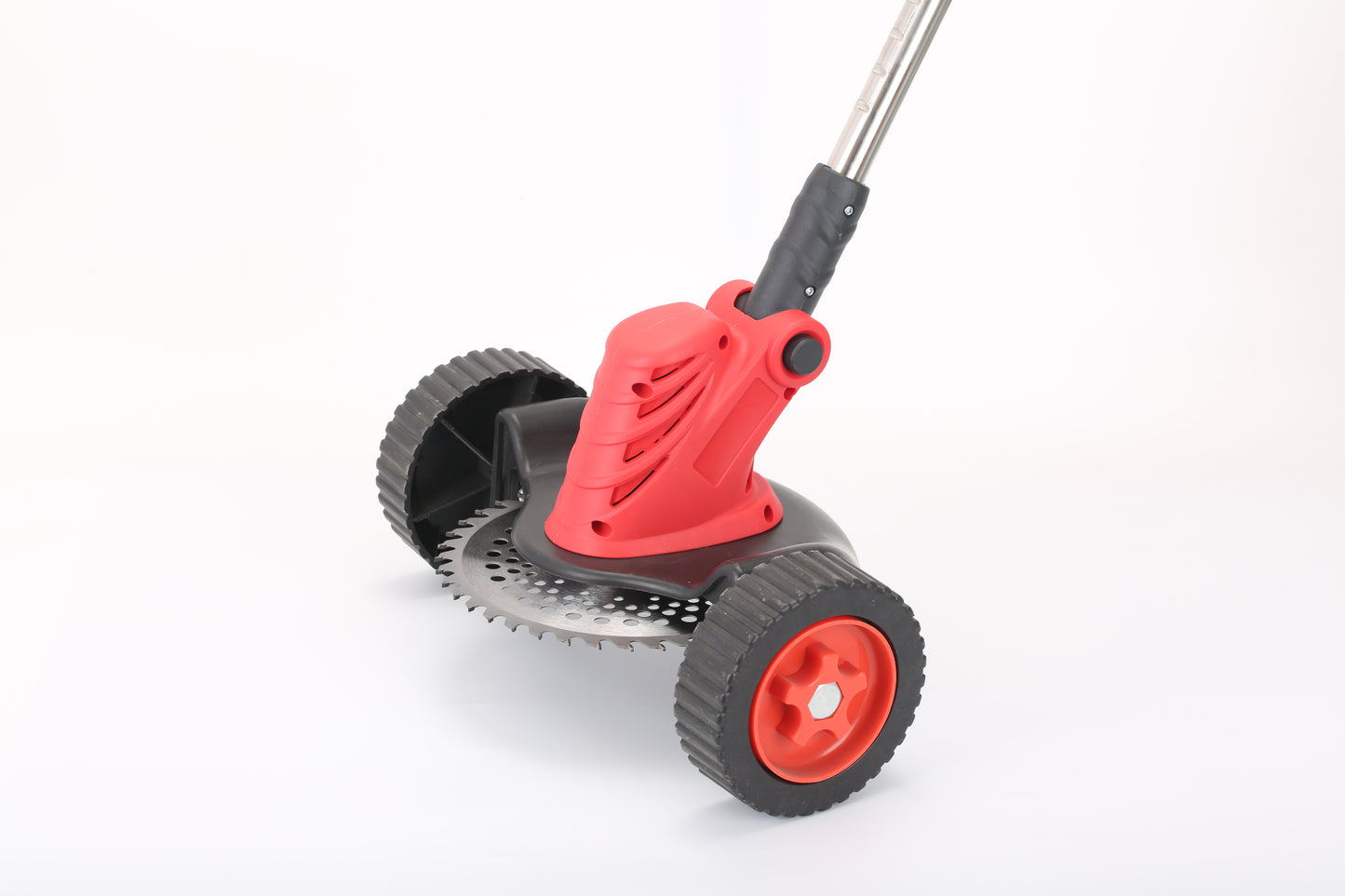 FUTURE HOME Cordless lawn mower with brushless motor, telescopic pole, cordless hand-held trimmer, removable auxiliary wheels