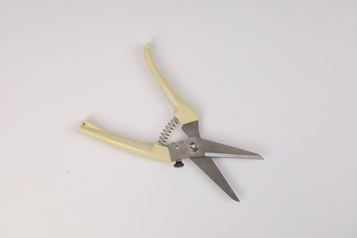 GOOSHHOME Garden Plant Scissors Set - 2 Pieces, 1 Pair Bypass Trimmer + 1 Pair Straight Blade Scissors, Sharp Garden Scissors for Cutting Flowers, Trimming Plants, Bonsai, Fruit Picking