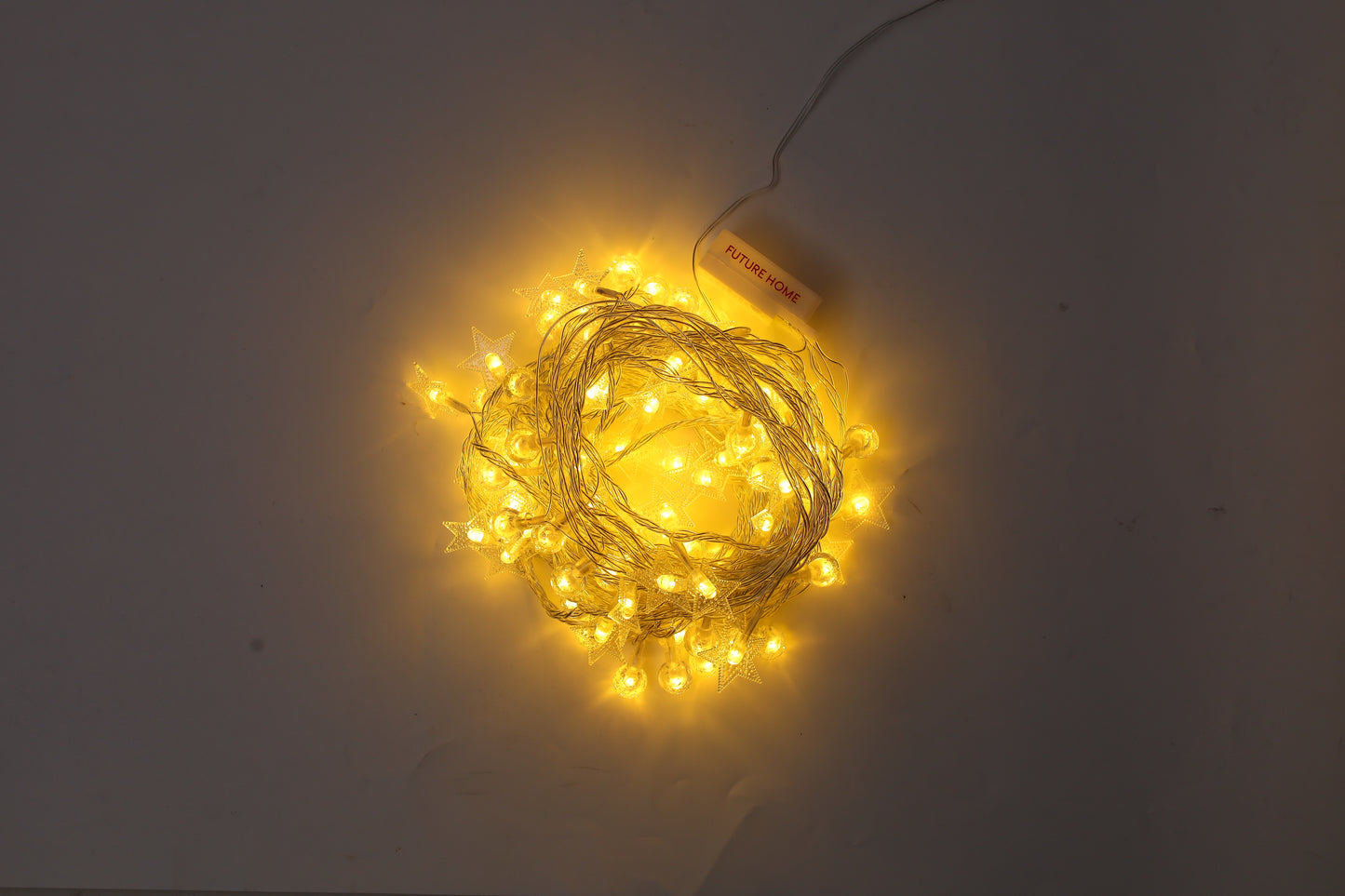 FUTURE HOME Brightown Star String Lights Battery Operated - Star Fairy String Lights, Waterproof for Bedroom Tent Loft Bed Patio Party Wedding Decor, Warm White