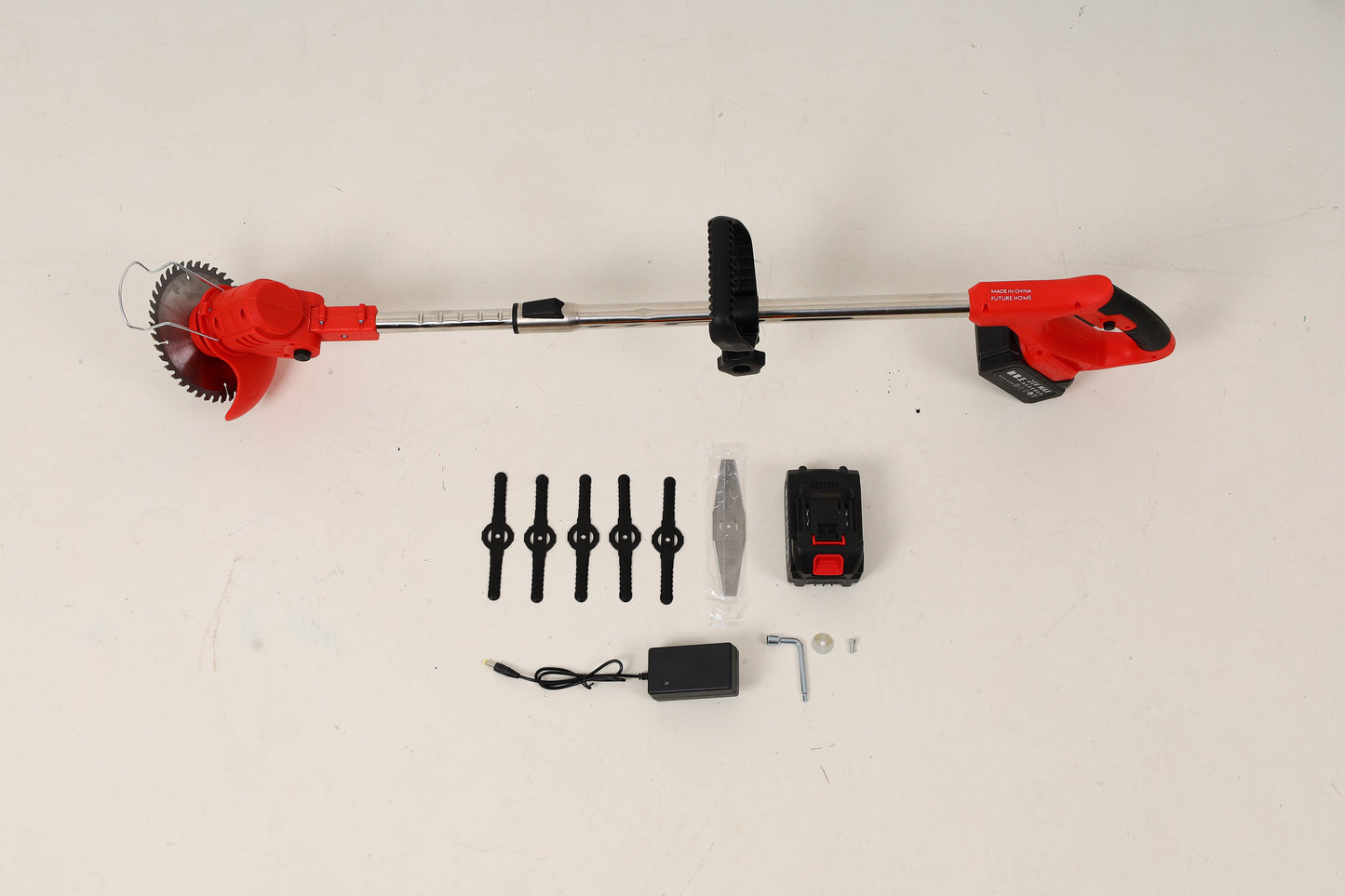 FUTURE HOME Cordless Weed Wacker, Electric Weed Eater, Grass Trimmer Cordless, Weed Erimmer