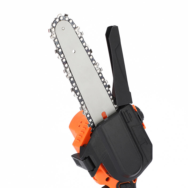 FUTURE HOME Cordless Electric Chainsaw, Battery Chainsaw with Security Lock Small Handheld Battery Powered Super Saws for Tree Trimming Branches Cutting