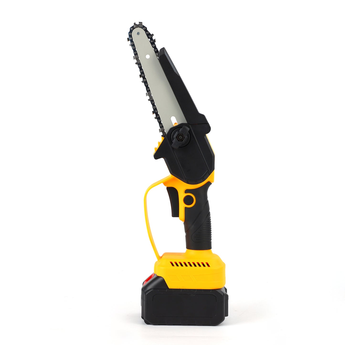 FUTURE HOME Cordless Compatible, 12 Inch Handheld Brushless Electric Chainsaw with Auto Oiler & Security Lock, for Wood, Trees Cutting