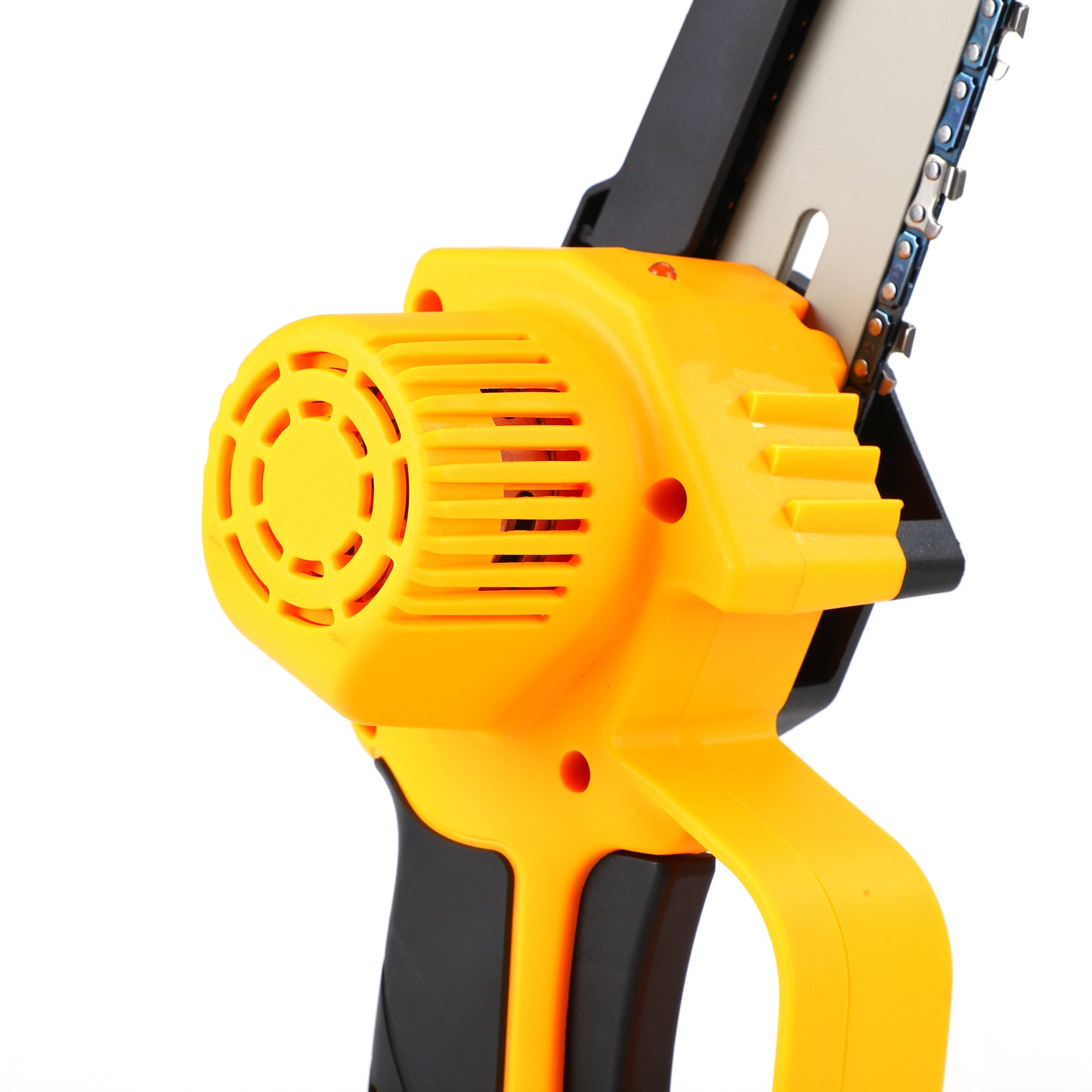 FUTURE HOME Cordless Compatible, 12 Inch Handheld Brushless Electric Chainsaw with Auto Oiler & Security Lock, for Wood, Trees Cutting