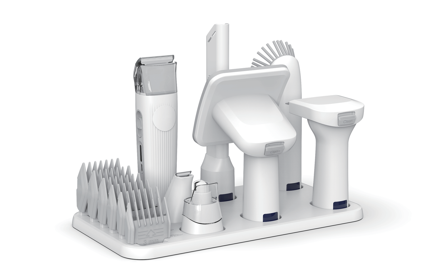FUTURE HOME 001 Dog Grooming Kit With Innovative Pet Grooming Vacuum Cleaner Brush Trimming Crevice Tool For All Pet Hair Cut