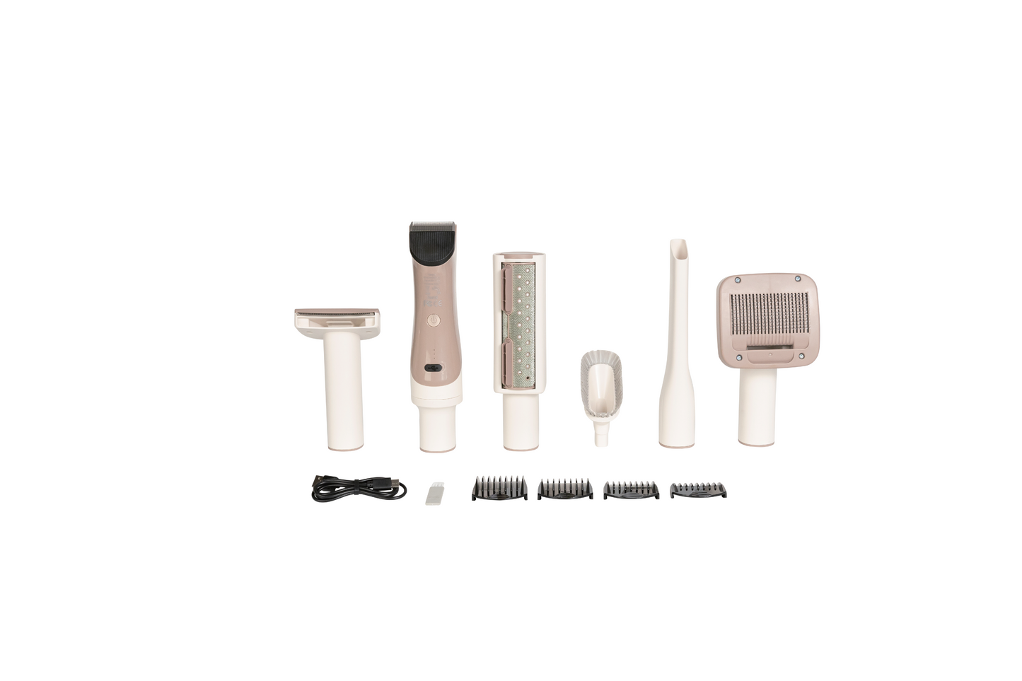 FUTURE HOME 005 Pet Vacuum Cleaner ElectricTrimmer Hair Remover Grooming Slicker Deshedding Dog And Cat Brush Set