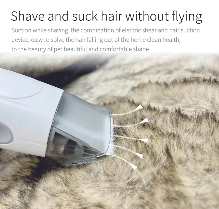 FUTURE HOME 001 Dog Grooming Kit With Innovative Pet Grooming Vacuum Cleaner Brush Trimming Crevice Tool For All Pet Hair Cut