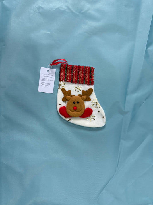 FUTURE HOME Stockings for Christmas tree decorations Small Classic Cute Xmas Pattern Red Christmas Ornaments Christmas Decorations for Tree Home Bed Stair Fireplace Wall Door Farmhouse Family Holiday Party Supplies Favors