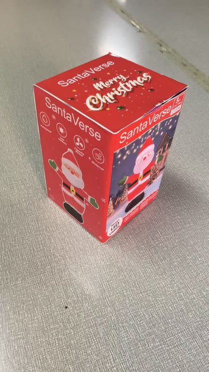 FUTURE HOME 5 FT Christmas Inflatables Santa Claus Outdoor Decorations Blow Up Yard Standing Santa with Built-in LEDs for Holiday Party Xmas Yard Garden Lawn Decor